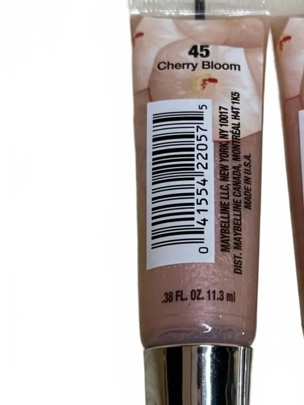 NEW  Maybelline Shine Sensational Lip Gloss #45 CHERRY BLOOM